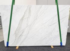 Fornitura lastre grezze levigate 2 cm in marmo naturale CALACATTA 1403. Dettaglio immagine fotografie 