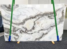 Fornitura lastre grezze lucide 2 cm in marmo naturale DOVER WHITE 1620. Dettaglio immagine fotografie 