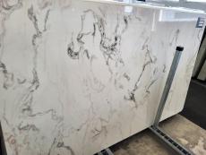 Fornitura lastre grezze lucide 2 cm in marmo naturale DOVER WHITE D0020. Dettaglio immagine fotografie 