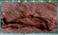 Fornitura lastre grezze lucide 2 cm in quarzite naturale FUSION RED C0272. Dettaglio immagine fotografie 