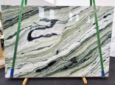 Fornitura lastre grezze lucide 2 cm in marmo naturale GREEN BEAUTY 1657. Dettaglio immagine fotografie 