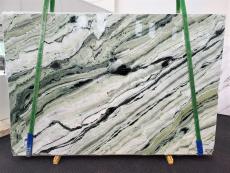 Fornitura lastre grezze lucide 2 cm in marmo naturale GREEN BEAUTY 1657. Dettaglio immagine fotografie 