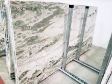 Fornitura lastre grezze lucide 2 cm in marmo naturale GREEN TWEED 13234. Dettaglio immagine fotografie 