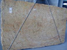 Fornitura lastre grezze 2 cm in granito MADURAI GOLD X. Dettaglio immagine fotografie 