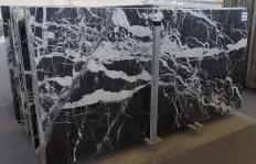 Fornitura lastre grezze lucide 2 cm in marmo naturale MONACO BLACK T0033. Dettaglio immagine fotografie 