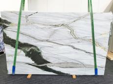 Fornitura lastre grezze lucide 2 cm in marmo naturale NEW PANDA 1742. Dettaglio immagine fotografie 