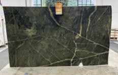 Fornitura lastre grezze lucide 3 cm in marmo naturale RAINFOREST GREEN DL0142. Dettaglio immagine fotografie 