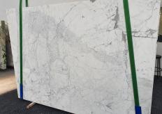 Fornitura lastre grezze lucide 2 cm in marmo naturale STATUARIO CLASSICO 1278. Dettaglio immagine fotografie 