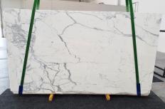 Fornitura lastre grezze levigate 2 cm in marmo naturale STATUARIO EXTRA 1288. Dettaglio immagine fotografie 