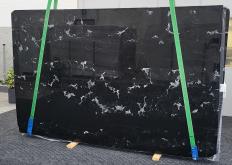 BLACK PRESTIGE polierte Unmaßplatten 1496 aus Natur Marmor , Slab #43: Lieferung, Italien 