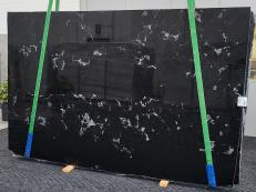 BLACK PRESTIGE polierte Unmaßplatten 1496 aus Natur Marmor , Slab #38: Lieferung, Italien 