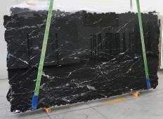 NERO MARQUINA Supply (Italy) polished slabs 1729 , Slab #10 natural marble 