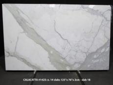 CALACATTA Fornitura (Italia) di lastre grezze lucide in marmo naturale 1423M , Bundle #1 