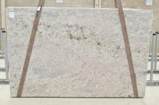 Fornitura lastre grezze lucide 3 cm in granito naturale WHITE SALINAS 2548. Dettaglio immagine fotografie 