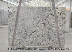 Fornitura lastre grezze 3 cm in granito WHITE WAVE BQ01432. Dettaglio immagine fotografie 