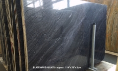 Fornitura lastre grezze 2 cm in marmo Zebra Black UL0079. Dettaglio immagine fotografie 