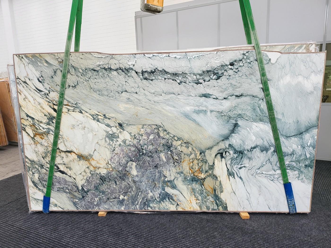 BRECCIA CAPRAIA TORQUOISE Fornitura Veneto (Italia) di lastre grezze lucide in marmo naturale 1632 , Slab #48 