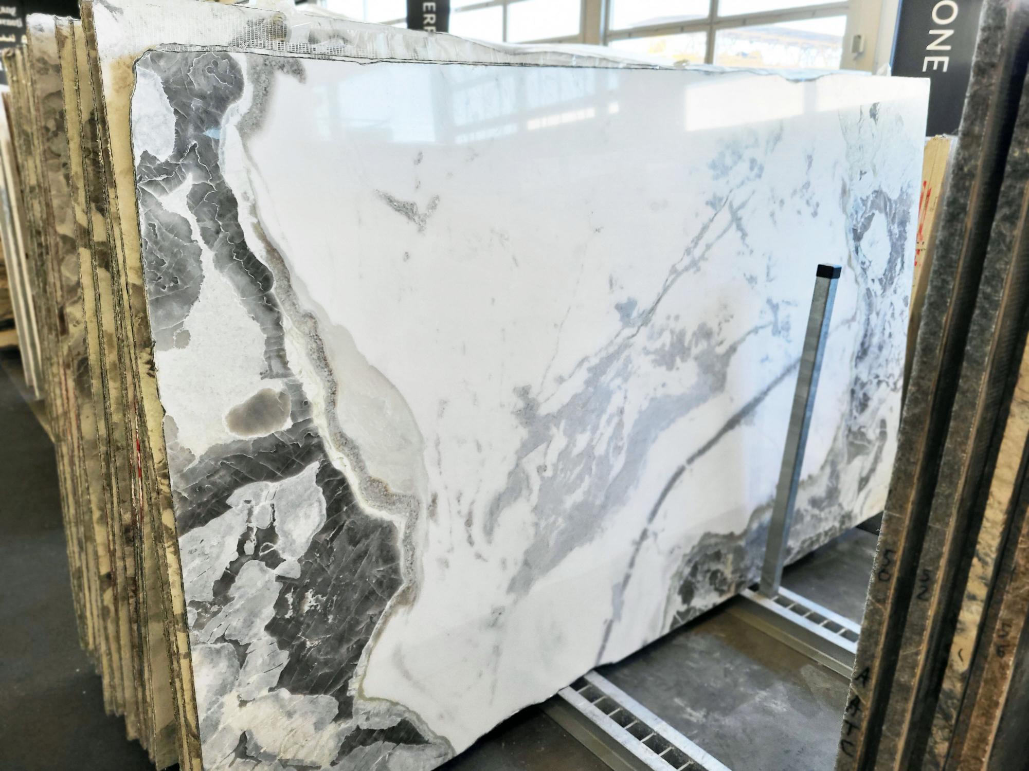 DOVER GREEN Fornitura Veneto (Italia) di lastre grezze lucide in marmo naturale C0167 , Slab #01 