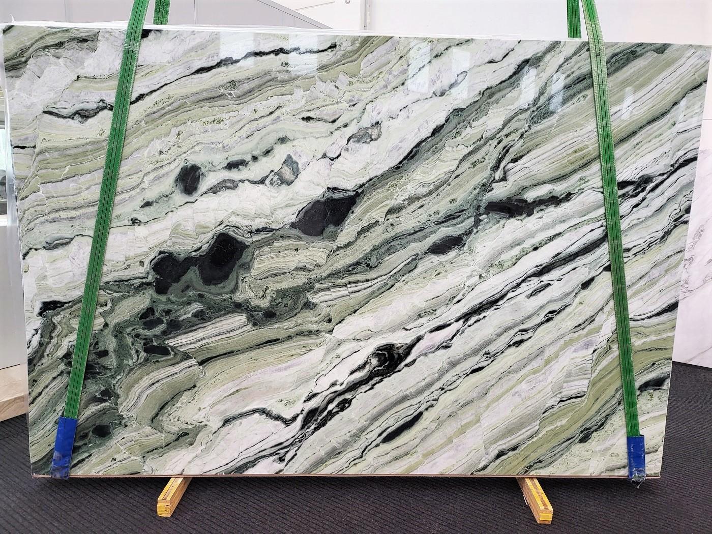 GREEN BEAUTY Fornitura Veneto (Italia) di lastre grezze lucide in marmo naturale 1657 , Slab #48 