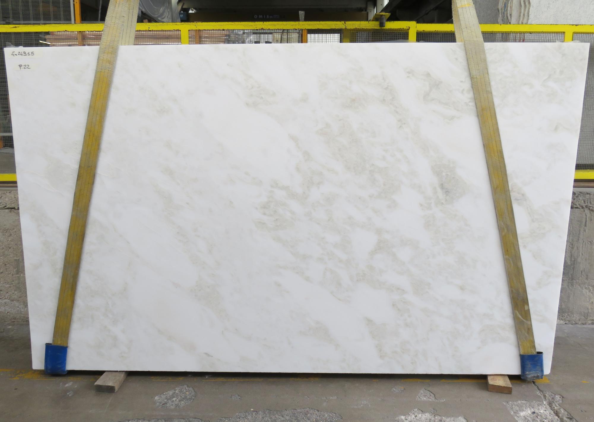 MYSTERY WHITE Fornitura Veneto (Italia) di lastre grezze lucide in marmo naturale 24915 , Bundle #04 - Slab #2 