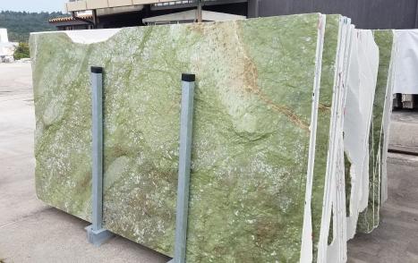 VERDE MING 21 lastre grezze marmo cinese lucido Slab #12,  284 x 164 x 2 cm pietra naturale (disponibili in Veneto, Italia) 