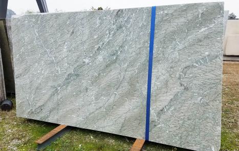 GREEN ANTIGUA 9 lastre grezze marmo iraniano lucido Bnd #02,  323 x 177 x 2 cm pietra naturale (disponibili in Veneto, Italia) 