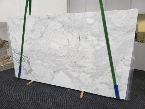 CALACATTA ARNIlastra grezza marmo italiano lucido Slab #01,  338 x 190 x 2 cm pietra naturale (venduta in Veneto, Italia) 