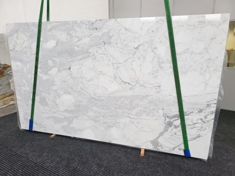 CALACATTA ARNIlastra grezza marmo italiano lucido Slab #10,  338 x 190 x 2 cm pietra naturale (venduta in Veneto, Italia) 