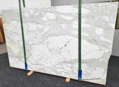 CALACATTA EXTRAlastra grezza marmo italiano lucido Slab #08,  290 x 180 x 2 cm pietra naturale (venduta in Veneto, Italia) 