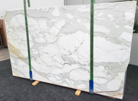 CALACATTA EXTRAlastra grezza marmo italiano lucido Slab #16,  290 x 180 x 2 cm pietra naturale (disponibile in Veneto, Italia) 
