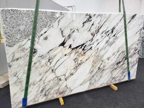 CALACATTA MONETlastra grezza marmo italiano lucido Slab #63,  320 x 180 x 2 cm pietra naturale (venduta in Veneto, Italia) 