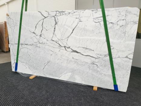 STATUARIO VENATOlastra grezza marmo italiano levigato Slab #48,  315 x 185 x 2 cm pietra naturale (venduta in Veneto, Italia) 