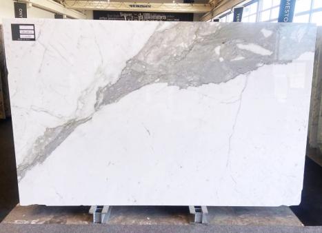STATUARIO VENATO VENA LARGAlastra grezza marmo italiano lucido Slab #70,  287 x 180 x 2 cm pietra naturale (venduta in Veneto, Italia) 