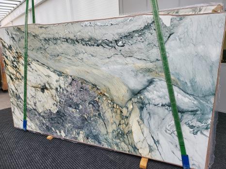 BRECCIA CAPRAIA TORQUOISElastra grezza marmo italiano lucido Slab #56,  340 x 180 x 2 cm pietra naturale (disponibile in Veneto, Italia) 