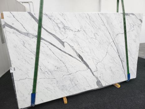 STATUARIO VENATOlastra grezza marmo italiano levigato Slab #11,  310 x 175 x 2 cm pietra naturale (disponibile in Veneto, Italia) 