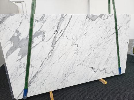 STATUARIO VENATOlastra grezza marmo italiano levigato Slab #62,  310 x 175 x 2 cm pietra naturale (disponibile in Veneto, Italia) 