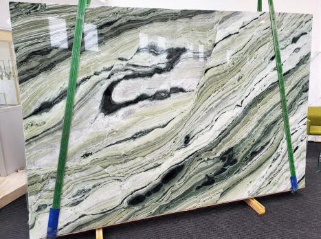 GREEN BEAUTYlastra grezza marmo cinese lucido Slab #20,  292 x 200 x 2 cm pietra naturale (disponibile in Veneto, Italia) 