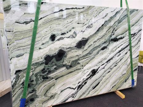 GREEN BEAUTYlastra grezza marmo cinese lucido Slab #48,  292 x 200 x 2 cm pietra naturale (disponibile in Veneto, Italia) 