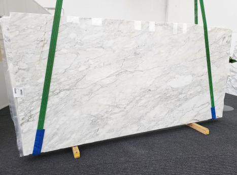 CALACATTA CREMOlastra grezza marmo italiano lucido Slab #01,  312 x 152 x 2 cm pietra naturale (venduta in Veneto, Italia) 