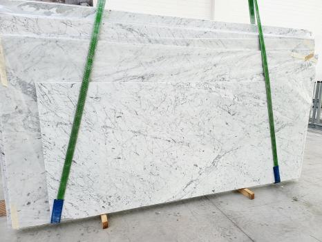 BIANCO CARRARA VENATINO 8 lastre grezze marmo italiano lucido Slab #01,  290 x 140 x 2 cm pietra naturale (disponibili in Veneto, Italia) 