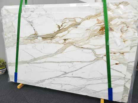 CALACATTA ORO EXTRAlastra grezza marmo italiano grezzo Slab #81,  280 x 180 x 2 cm pietra naturale (venduta in Veneto, Italia) 