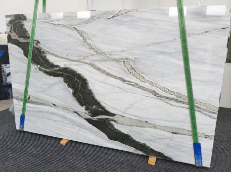 NEW PANDAlastra grezza marmo cinese lucido Slab #60,  305 x 190 x 3 cm pietra naturale (disponibile in Veneto, Italia) 