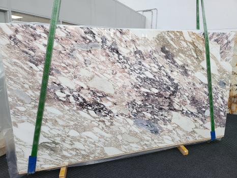 CALACATTA VAGLI OROlastra grezza marmo italiano lucido Slab #01,  305 x 168 x 2 cm pietra naturale (venduta in Veneto, Italia) 
