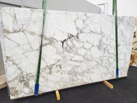 CALACATTA MONETlastra grezza marmo italiano levigato Slab #107,  320 x 175 x 2 cm pietra naturale (disponibile in Veneto, Italia) 