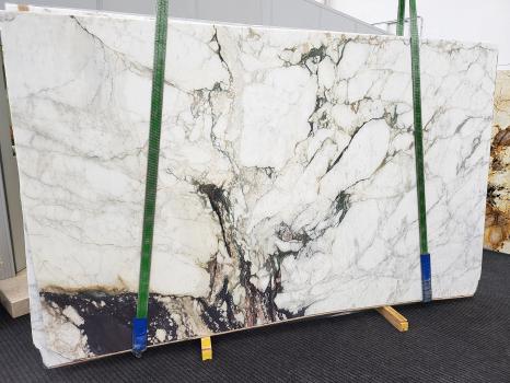 CALACATTA MONETlastra grezza marmo italiano levigato Slab #59,  310 x 190 x 2 cm pietra naturale (disponibile in Veneto, Italia) 
