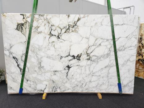 CALACATTA MONETlastra grezza marmo italiano levigato Slab #35,  320 x 194 x 2 cm pietra naturale (disponibile in Veneto, Italia) 
