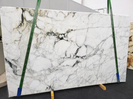 CALACATTA MONETlastra grezza marmo italiano levigato Slab #27,  320 x 194 x 2 cm pietra naturale (disponibile in Veneto, Italia) 
