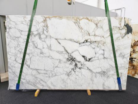 CALACATTA MONETlastra grezza marmo italiano levigato Slab #08,  320 x 194 x 3 cm pietra naturale (disponibile in Veneto, Italia) 