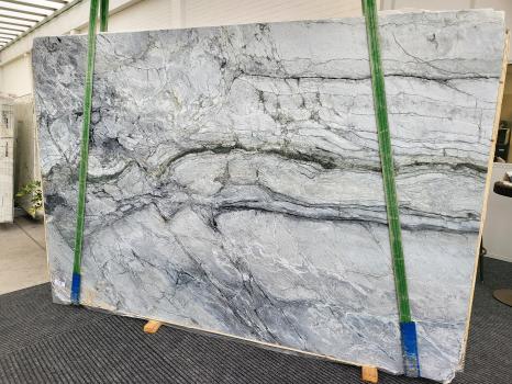 ACQUA BLUElastra grezza marmo messicano levigato Slab #54,  302 x 205 x 2 cm pietra naturale (disponibile in Veneto, Italia) 
